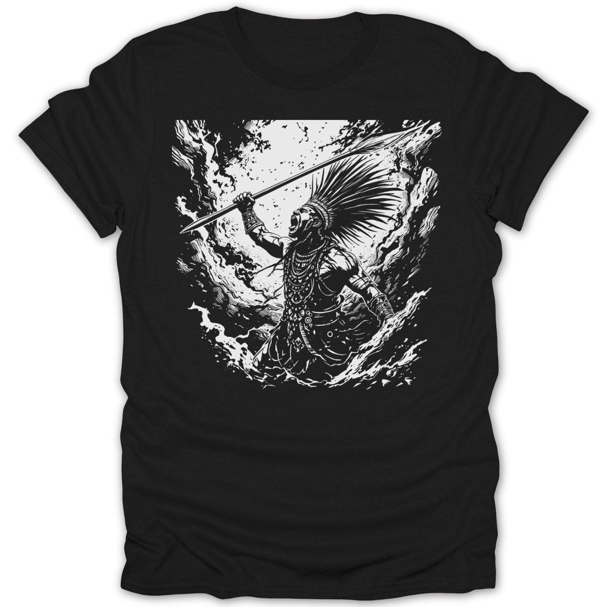 Warrior with Spear Tee - Zion Threadz