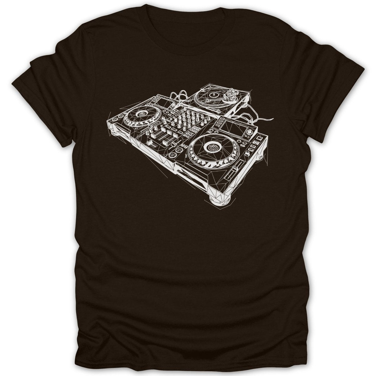Abstract DJ Mixing Console Tee - Zion Threadz
