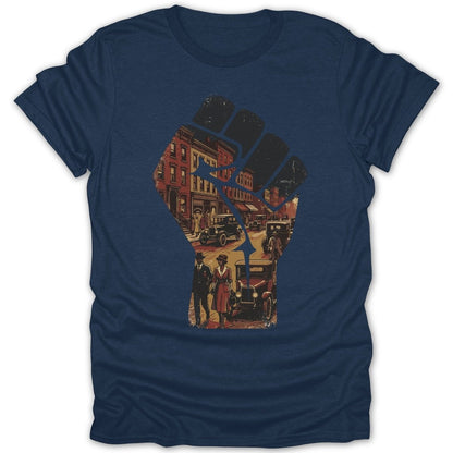 Retro Fist 1900's Tee - Zion Threadz