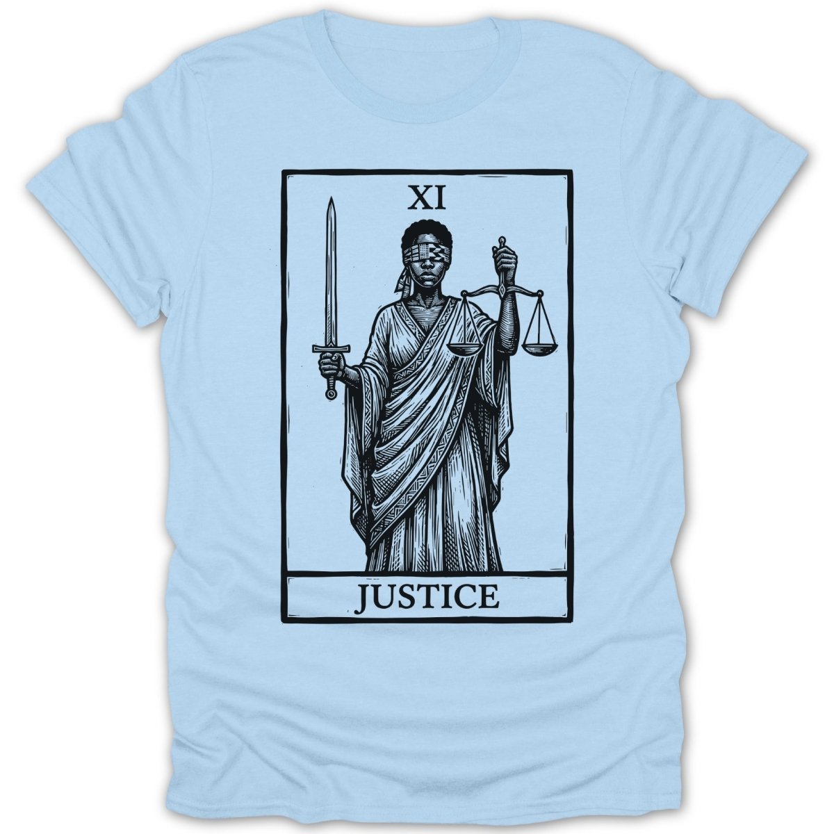 Lady Justice Tarot Tee - Zion Threadz
