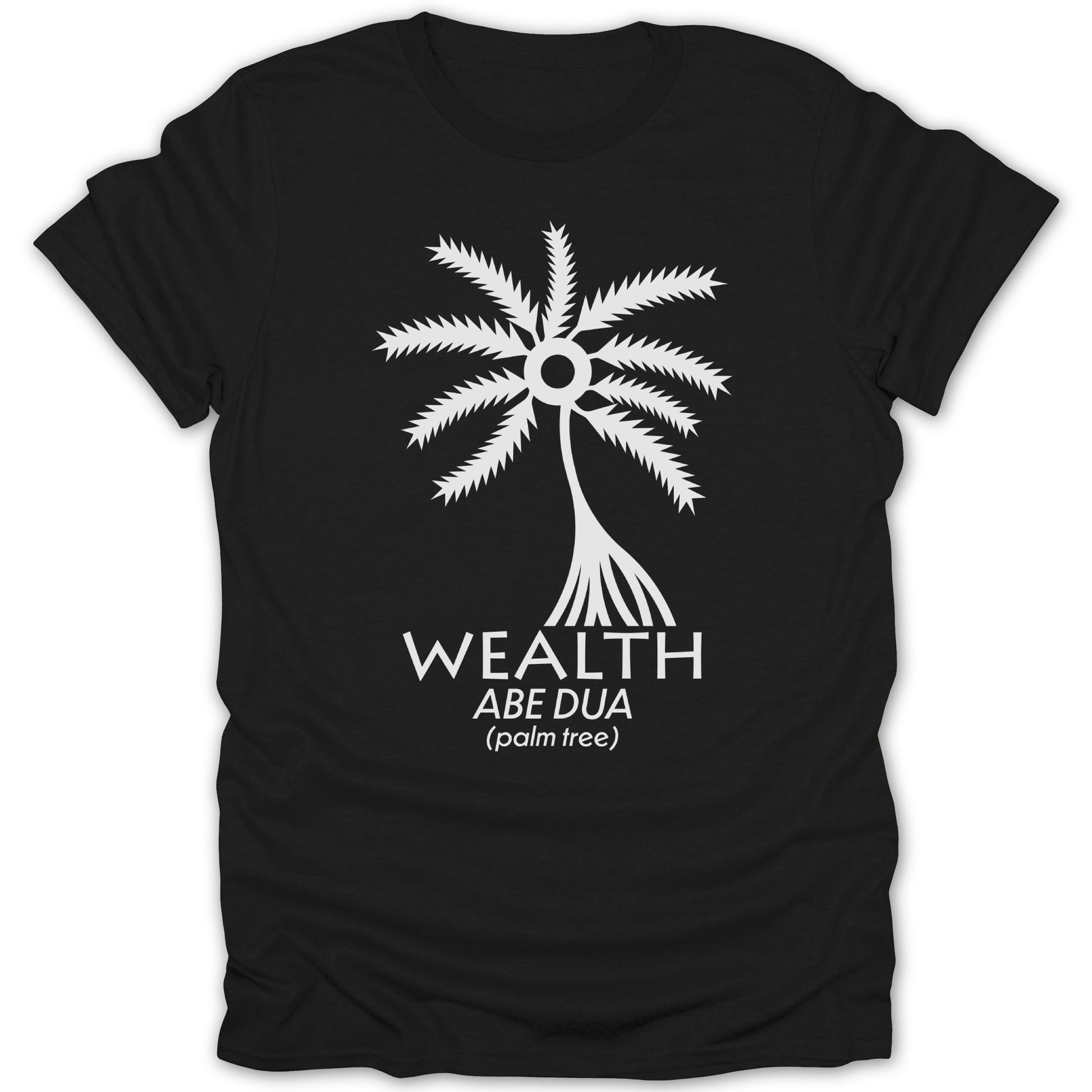 Wealth Abe Dua Palm Tree Graphic T-Shirt Design