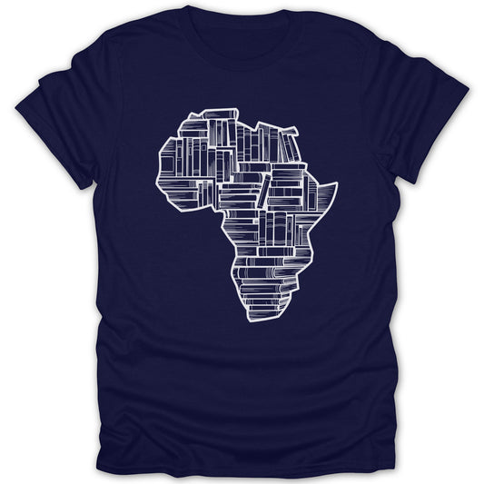 Africa Continent Bookshelf Design T-Shirt product type