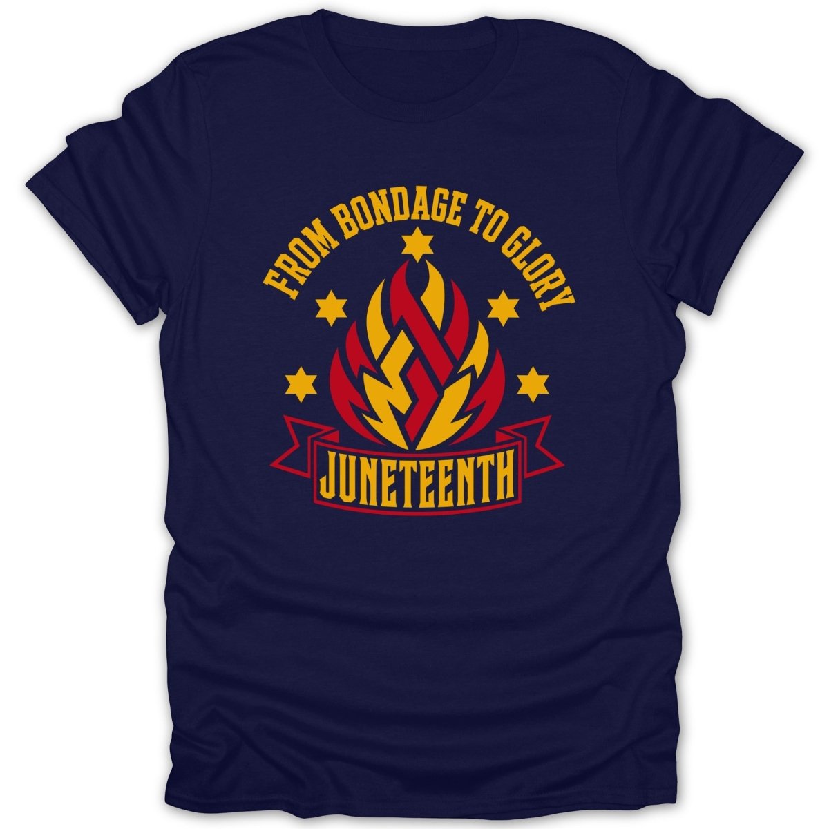 Juneteenth Glory Flame Tee - Zion Threadz