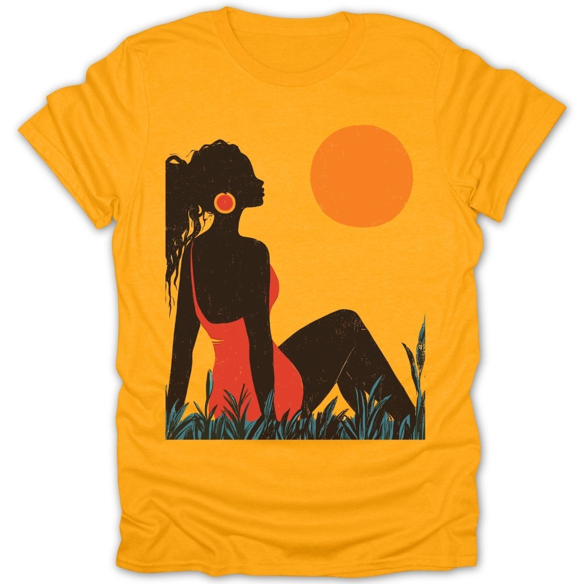 Woman by the Sun Tee - Zion Threadz
