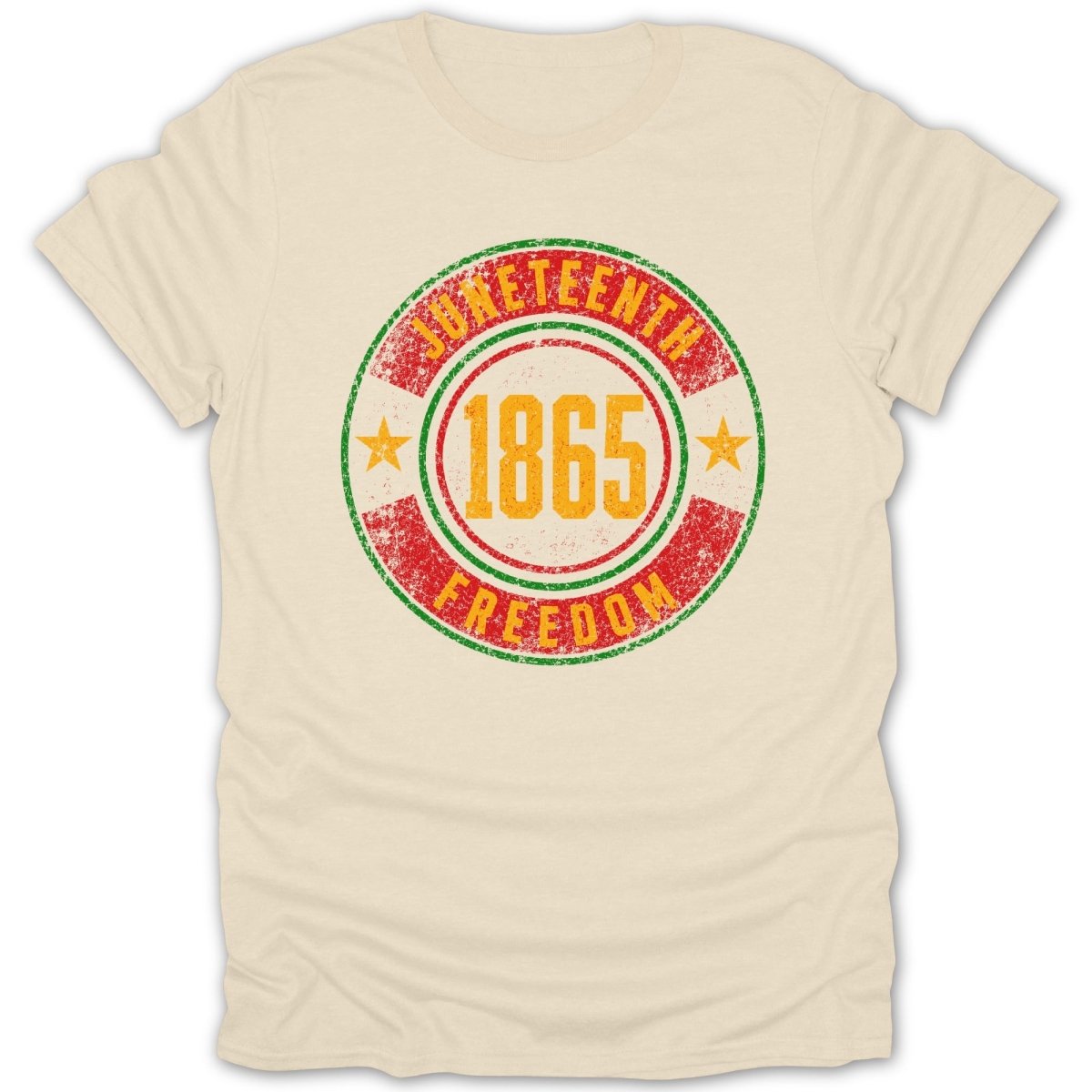 Juneteenth Heritage Freedom 1865 Seal Tee - Zion Threadz