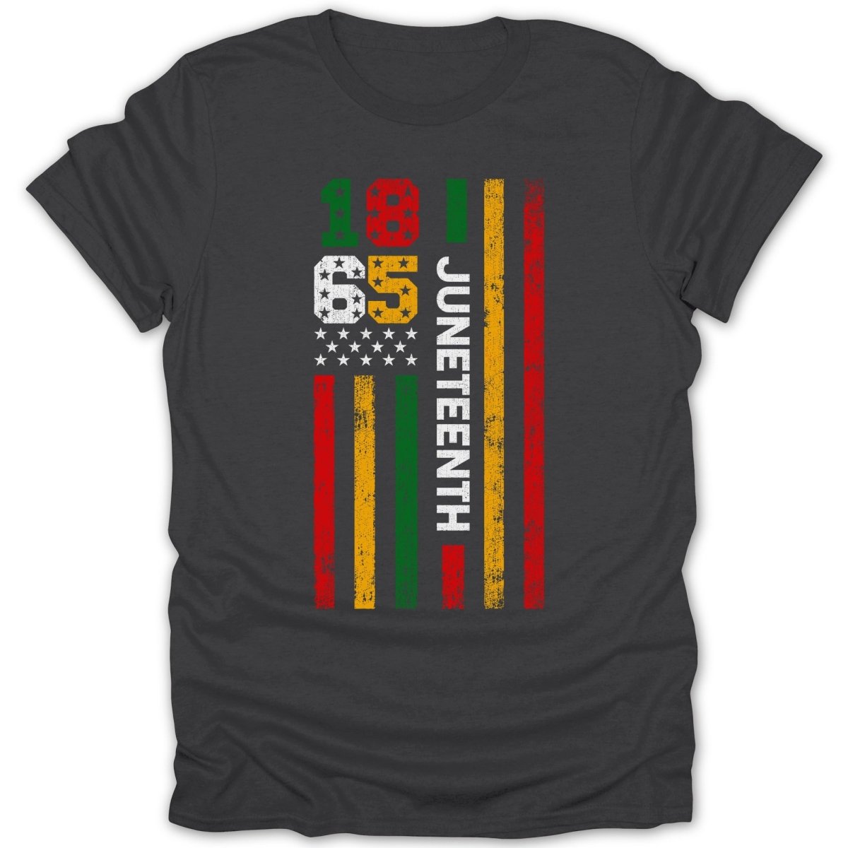 Juneteenth 1865 Heritage Flag Tee - Zion Threadz