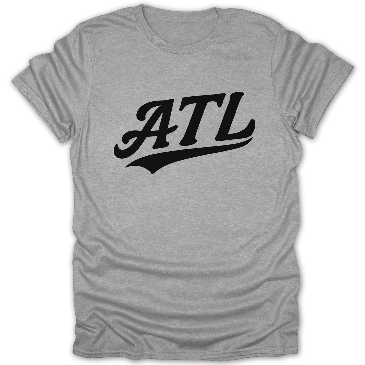 ATL Graphic Print on Grey T-Shirt Casual Clothing Product