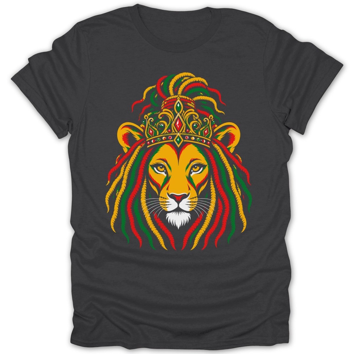 Reggae Lioness With Dreads Tee - Zion Threadz