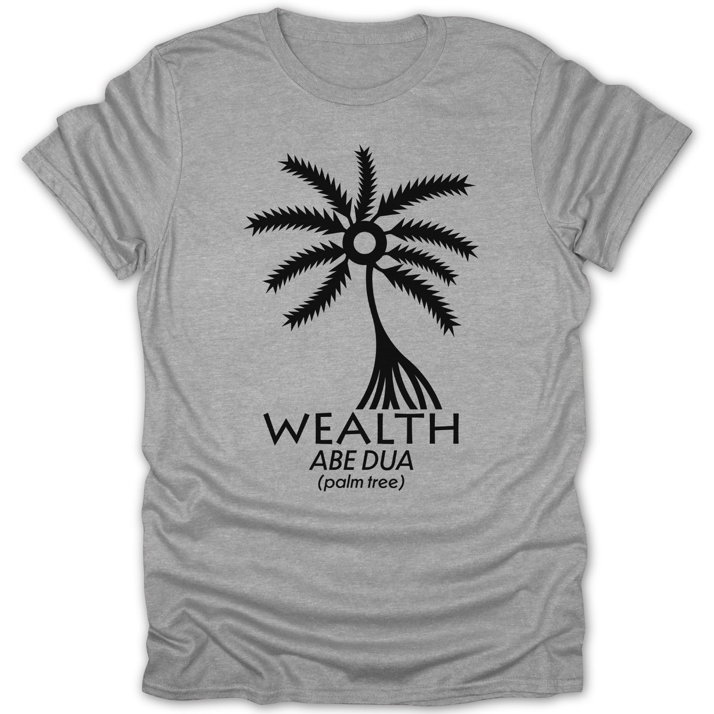 Wealth Abe Dua Palm Tree Design T-Shirt