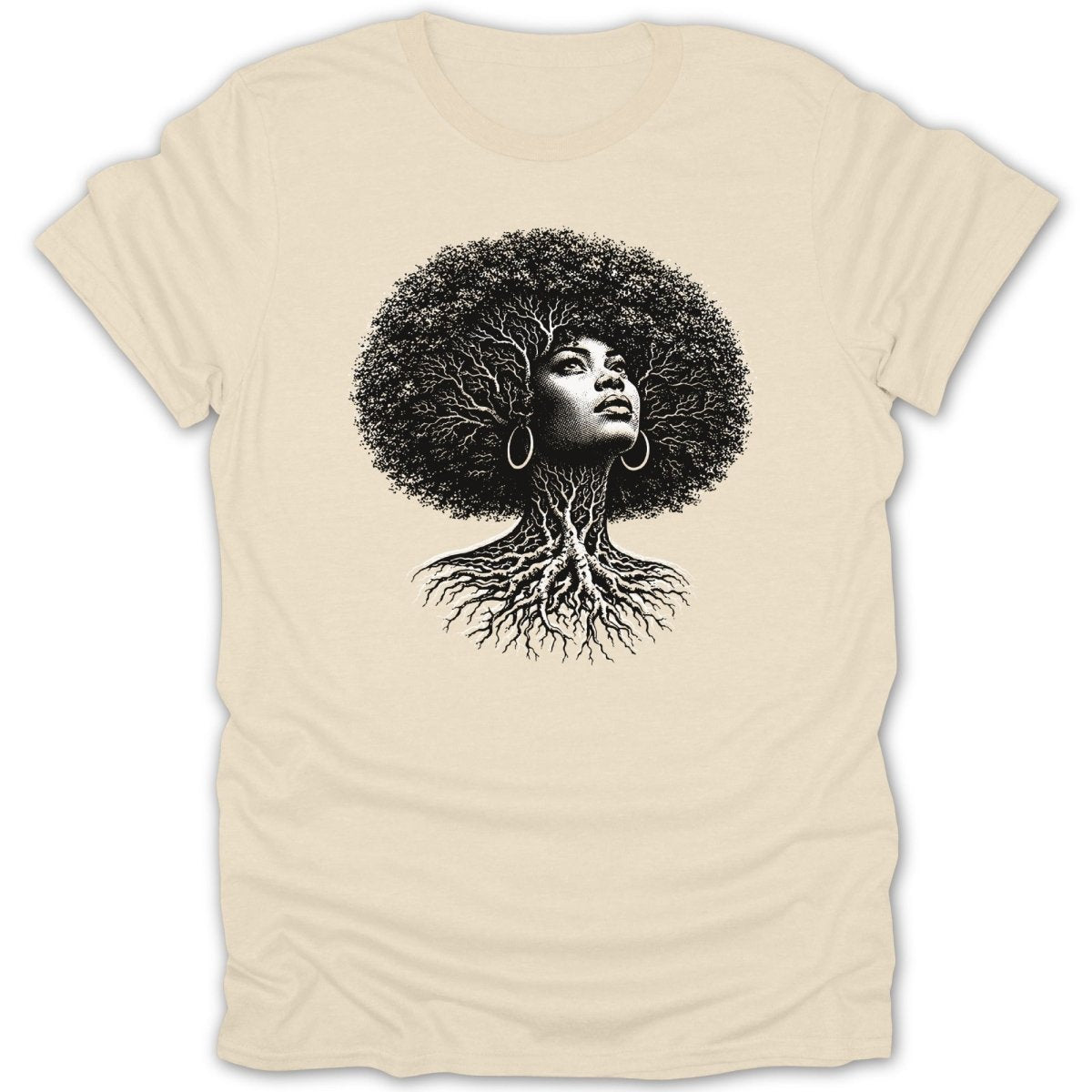 Afro Girl Roots Tee - Zion Threadz