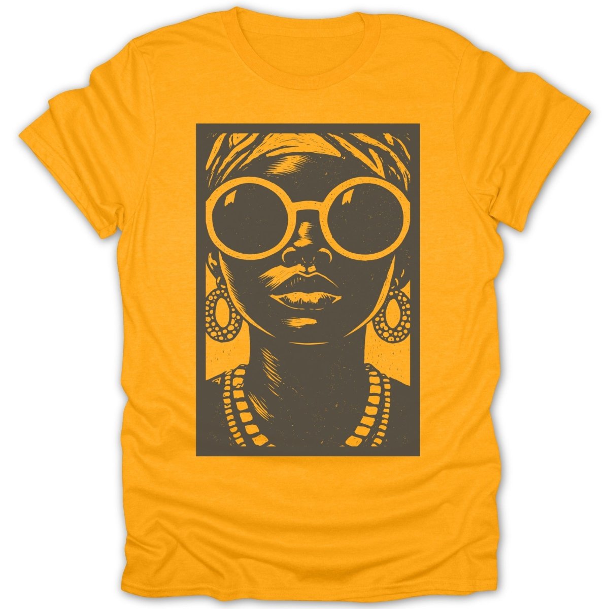Monochrome Woman Muse Tee - Zion Threadz
