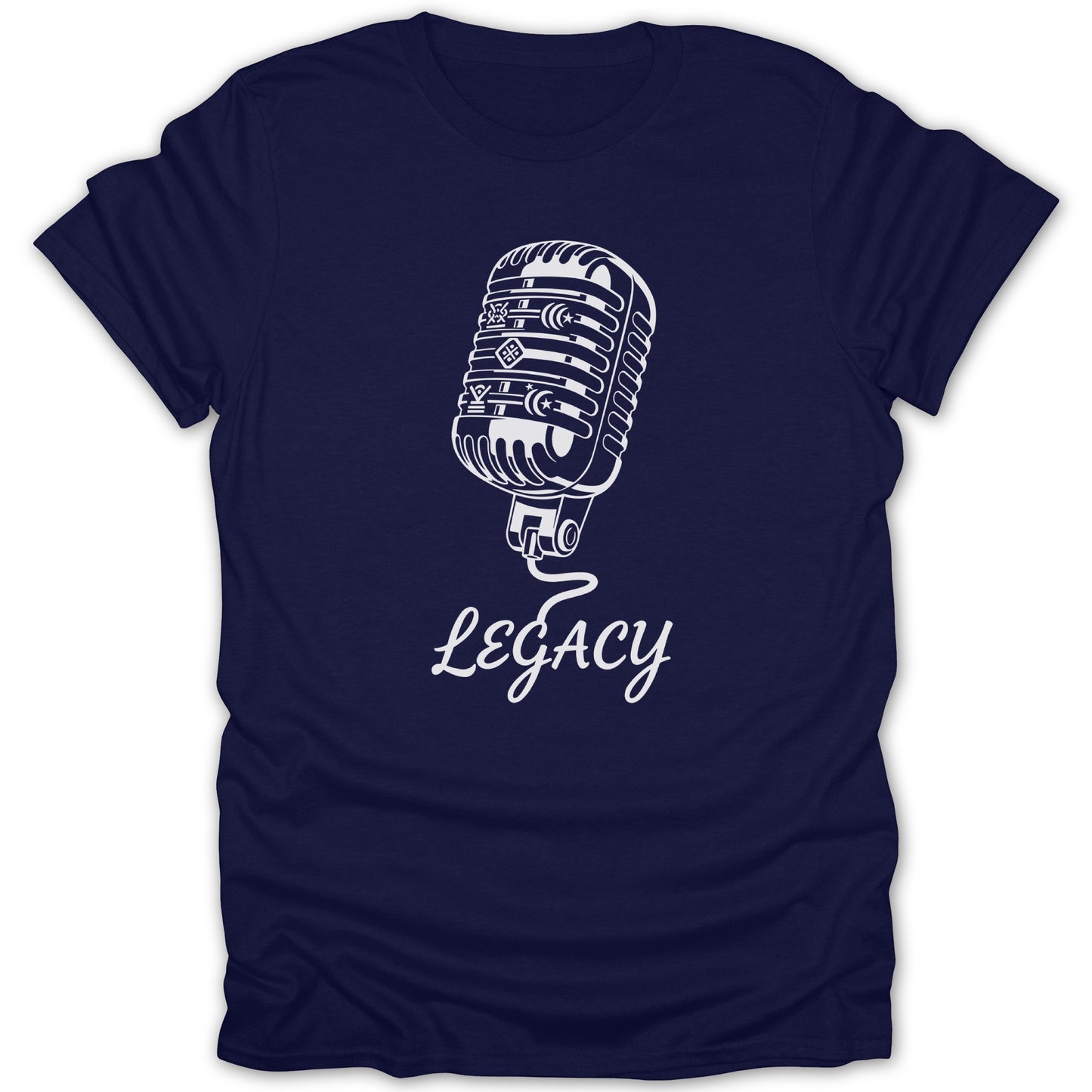Vintage Microphone Design Legacy T-shirt for Music Lovers