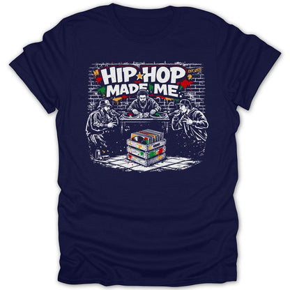 Hip Hop Made Me MC Battle Tee - Zion Threadz