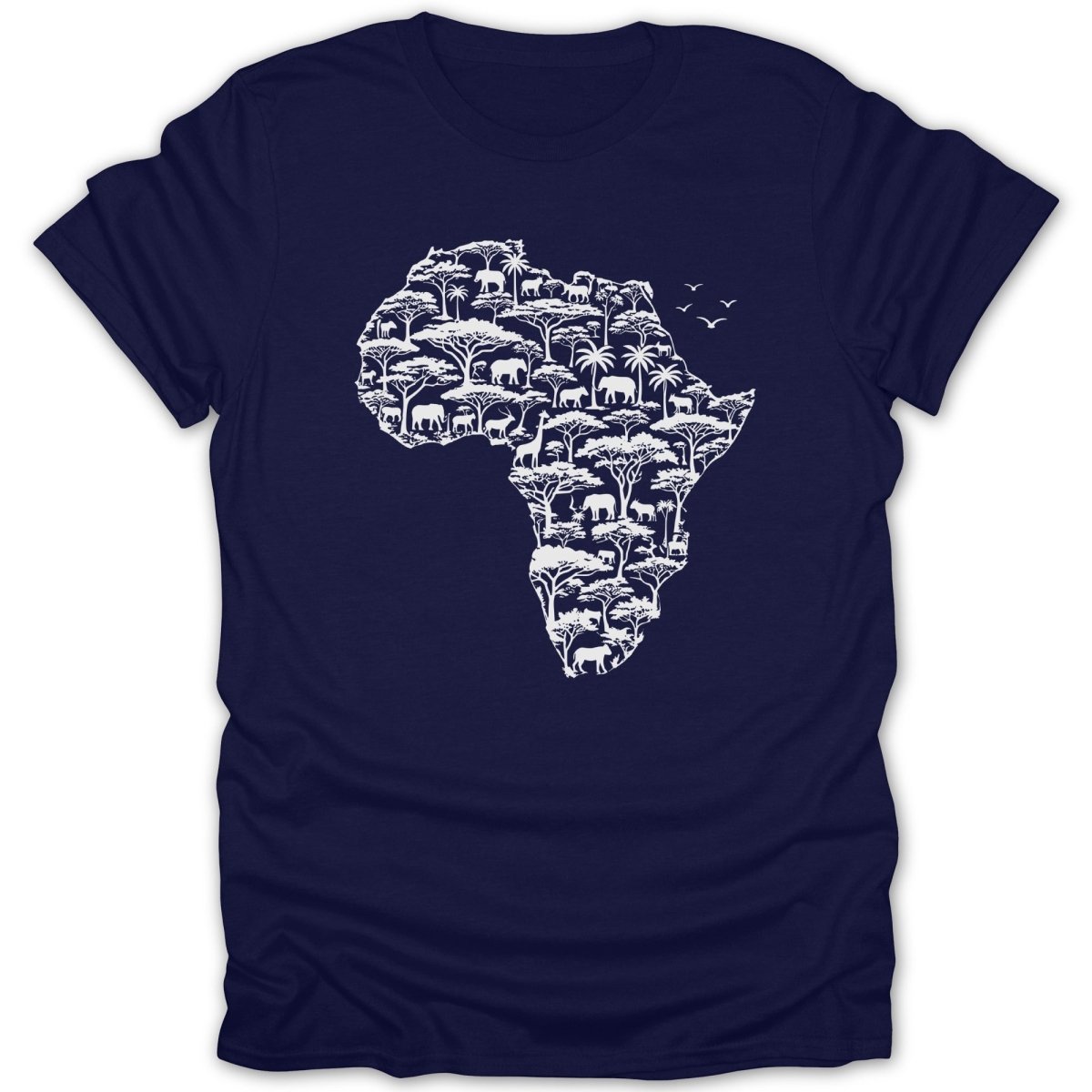 Wildlife Safari in Africa Shape Tee - Zion Threadz