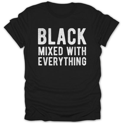 Black Mixed with Everything Graphic T-shirt product