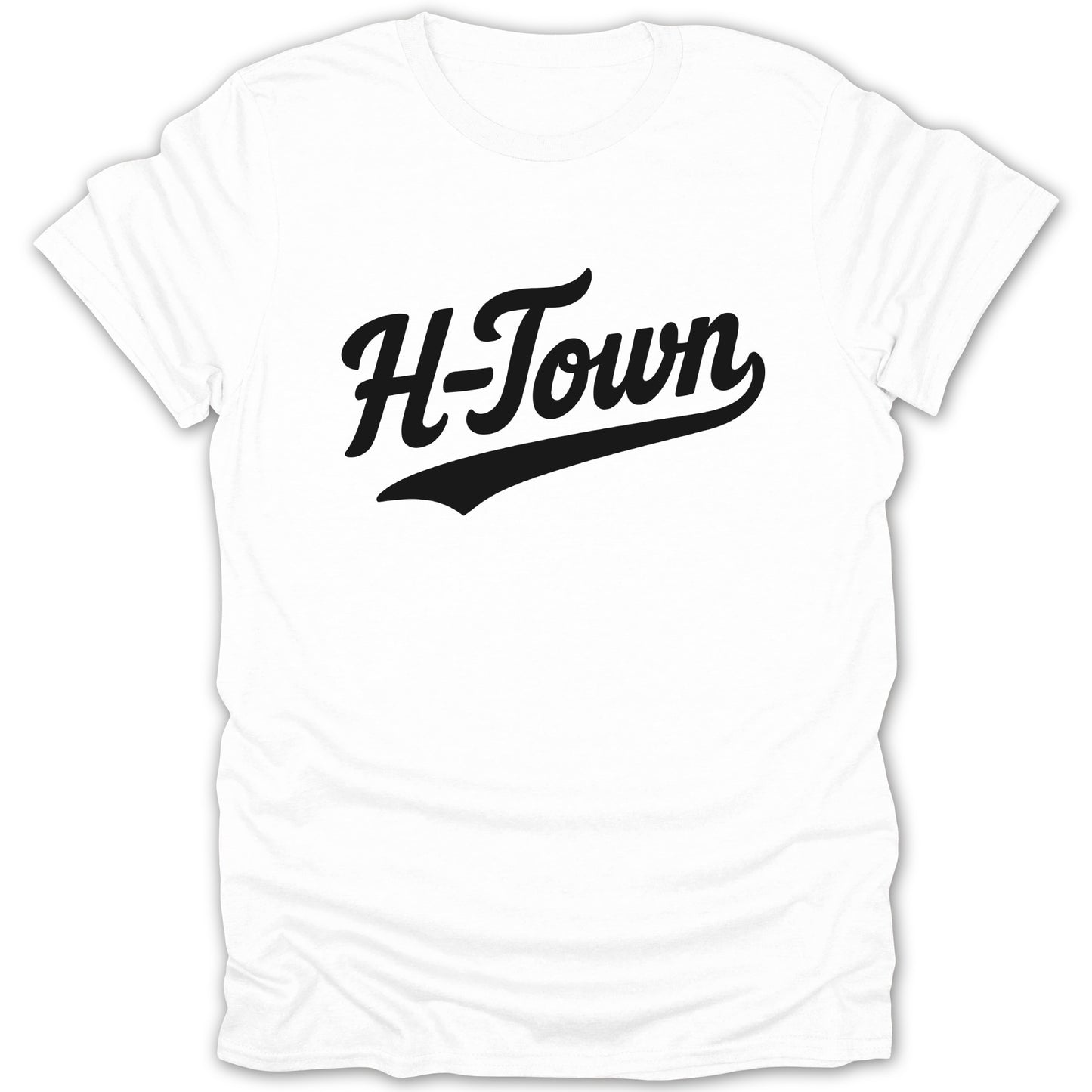 H-Town Stylish Black Script Design T-shirt product