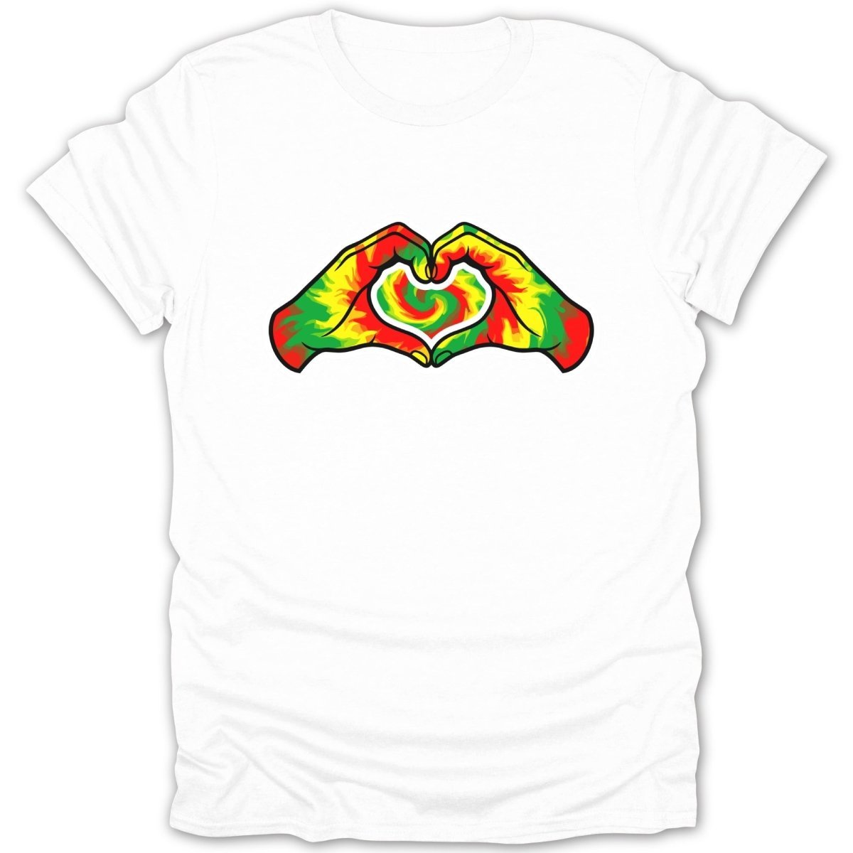 Hands Heart Rasta Tee - Zion Threadz