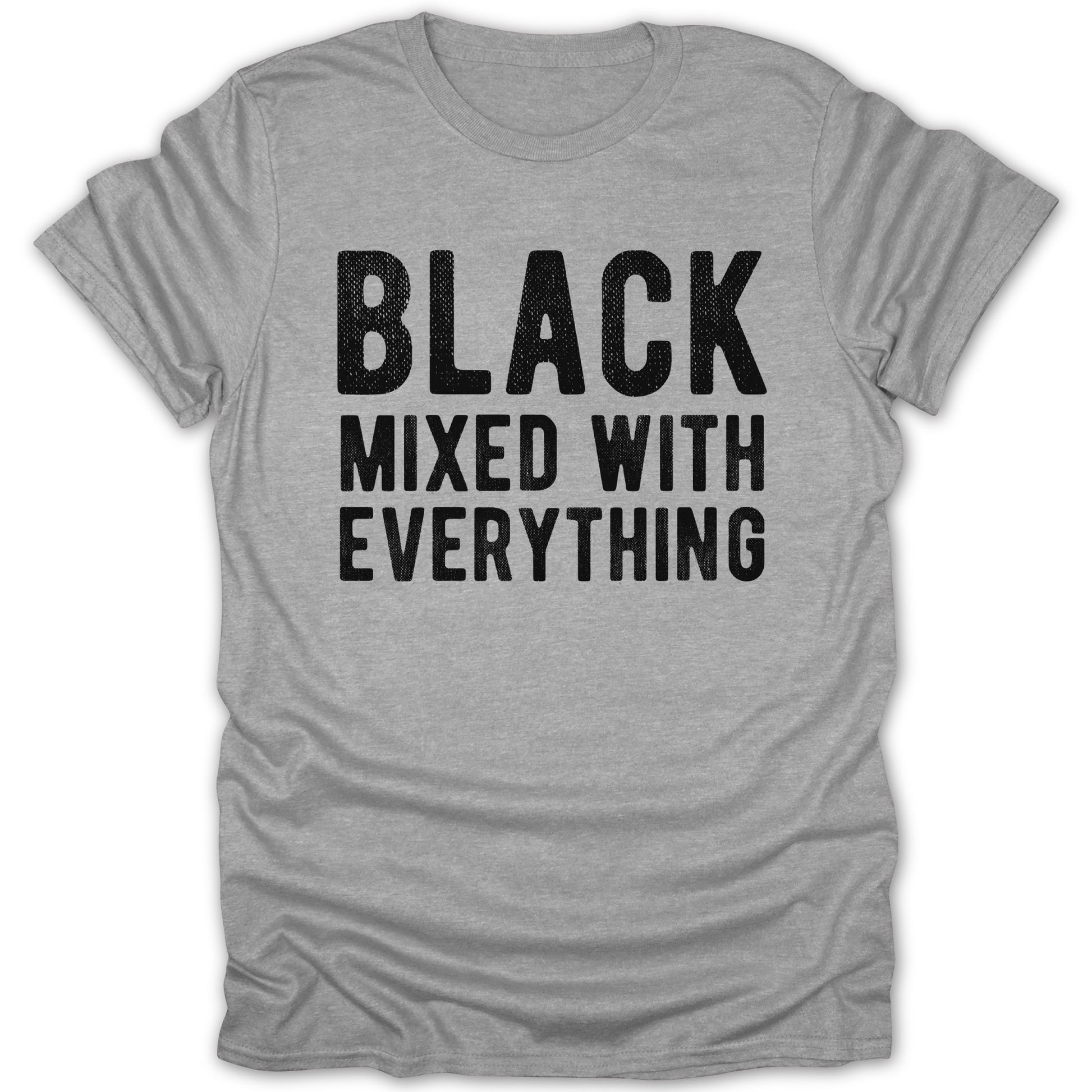 Black Mixed With Everything Graphic T-shirt product type