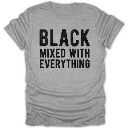 Black Mixed With Everything Graphic T-shirt product type