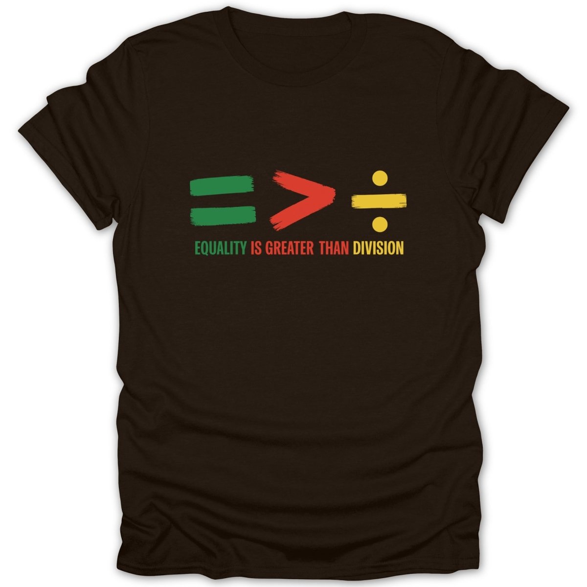 Equality Greater Than Division C Tee - Zion Threadz