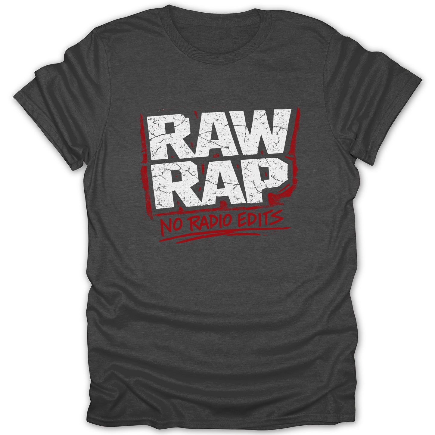 RAW RAP No Radio Edits Graphic T-Shirt