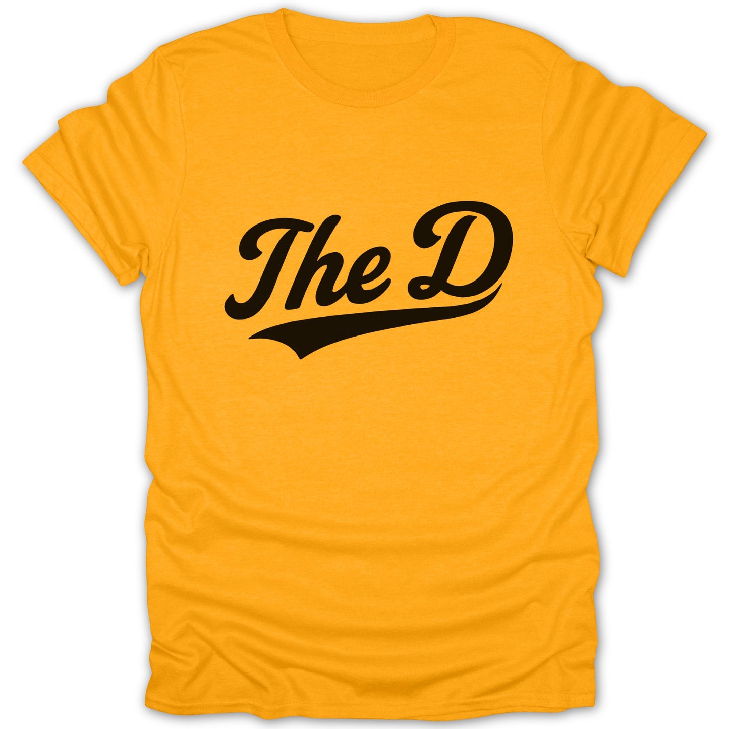 Bright Yellow The D Graphic Tee Shirt product type