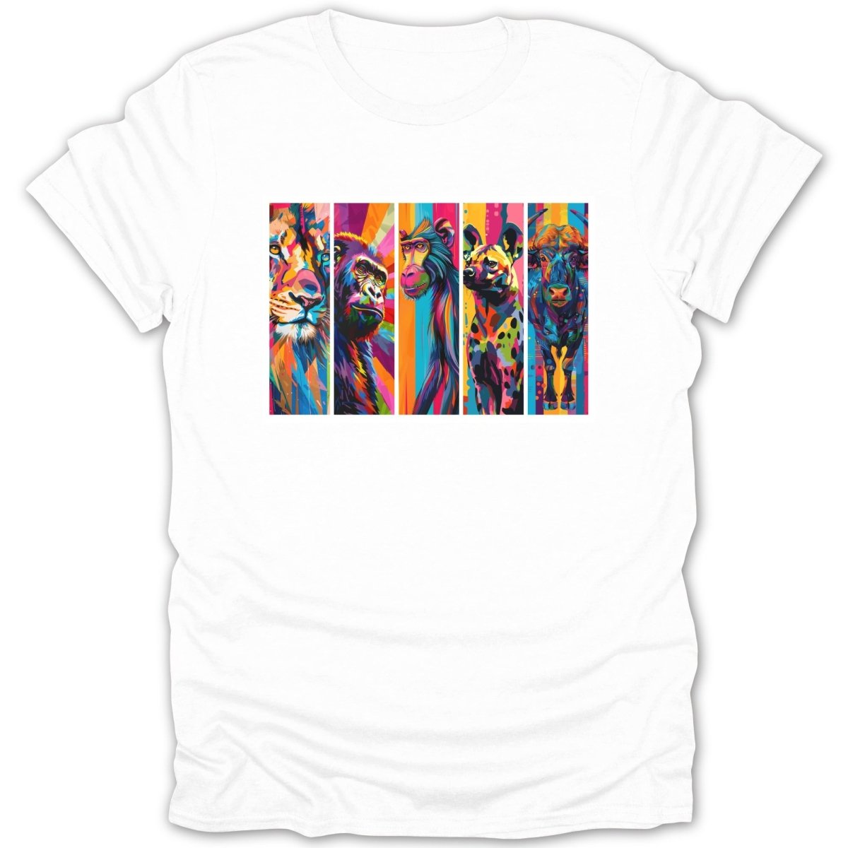 African Animals Pop Art Tee - Zion Threadz