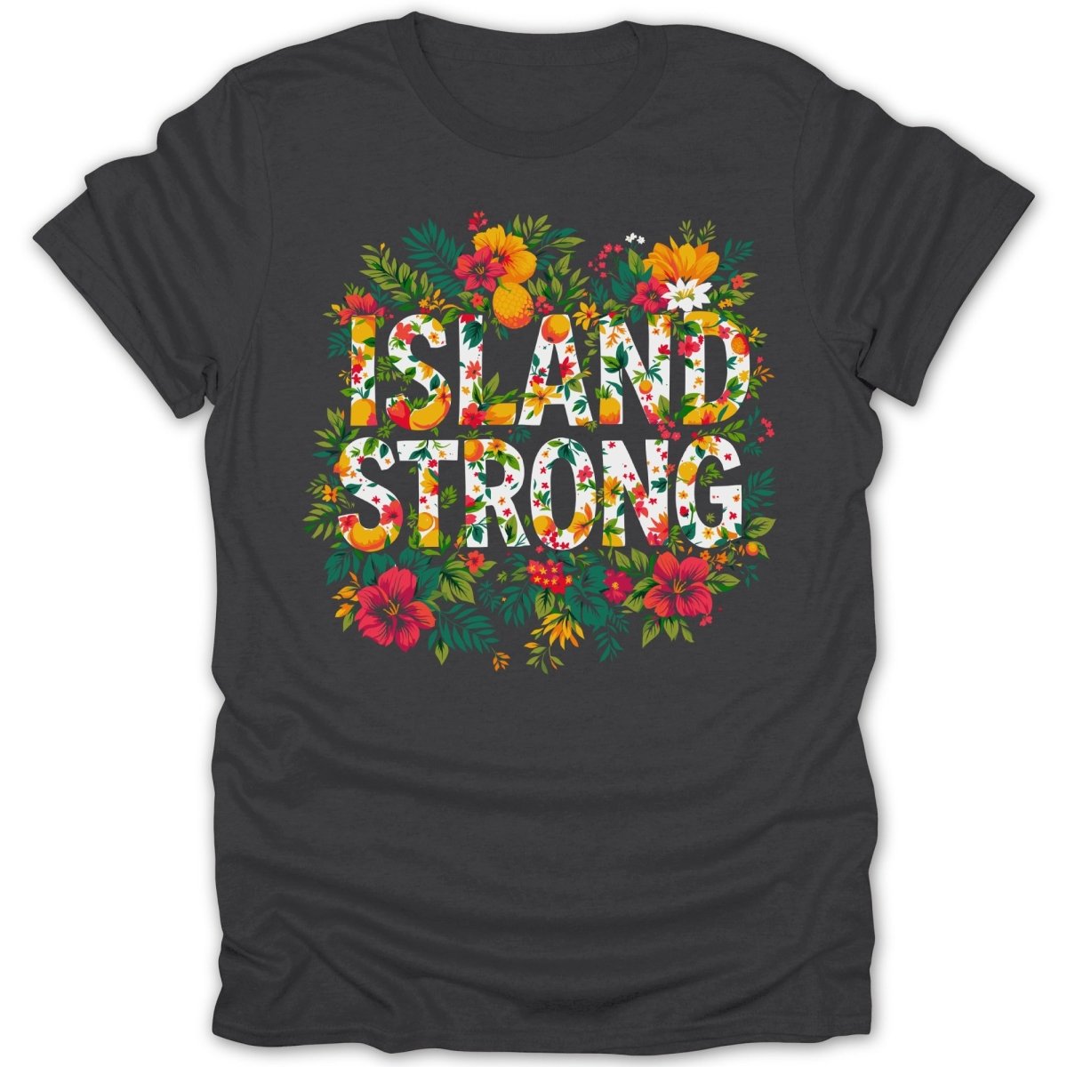 Floral Island Strong Tee - Zion Threadz
