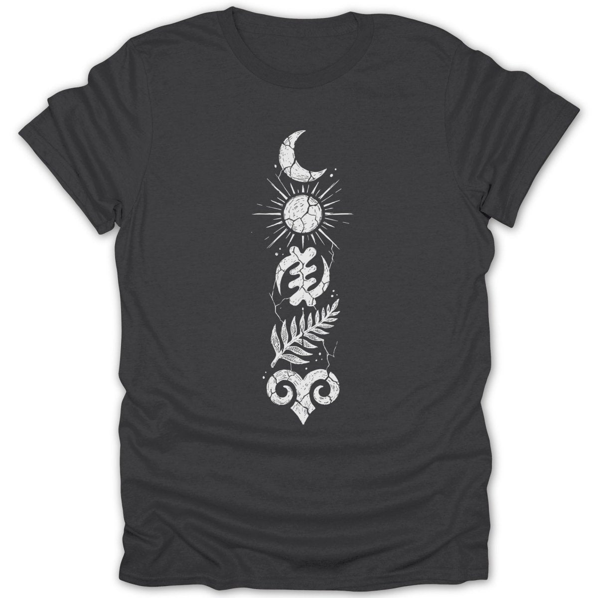 Distressed Celestial Adinkra Tee - Zion Threadz