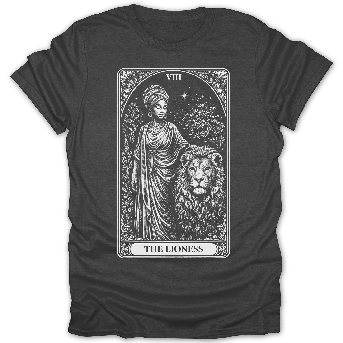 The Lioness Tarot Card Graphic Tee Product