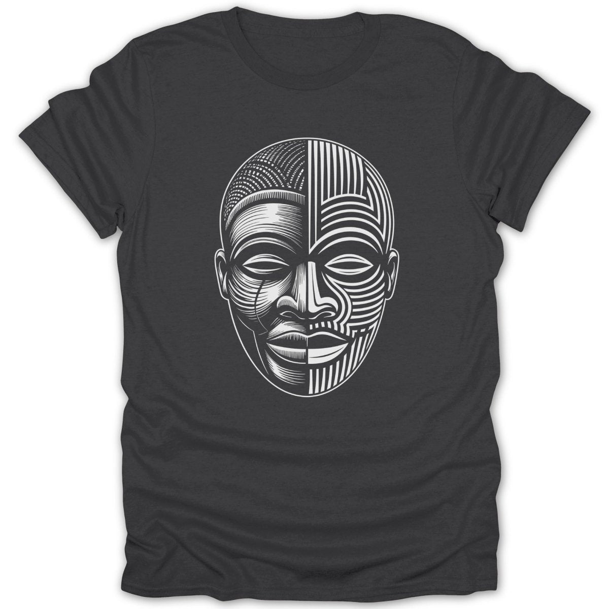 Duality Tribal Mask Tee - Zion Threadz
