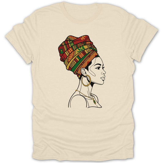 Regal Headwrap Portrait Tee - Zion Threadz