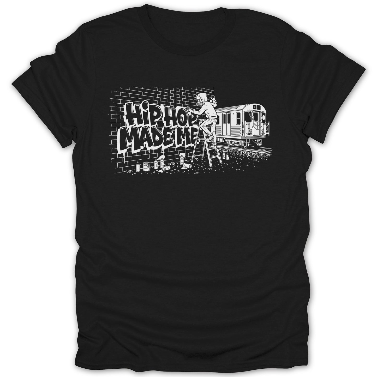 Hip Hop Made Me Graffiti Art T-Shirt