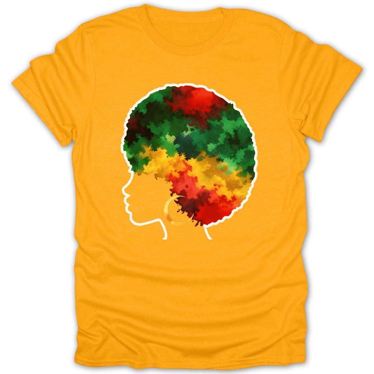 Vibrant Heritage Afro Tee - Zion Threadz
