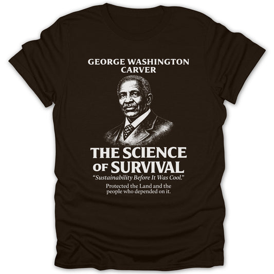 George Washington Carver The Science of Survival T-Shirt