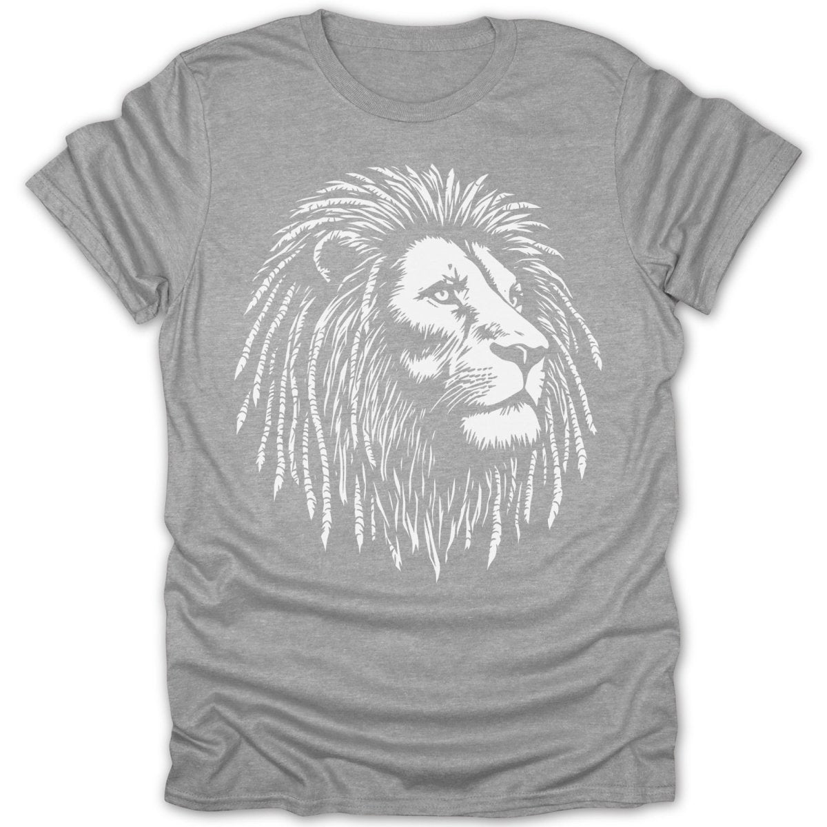 Reggae Lion With Dreads Tee - Zion Threadz
