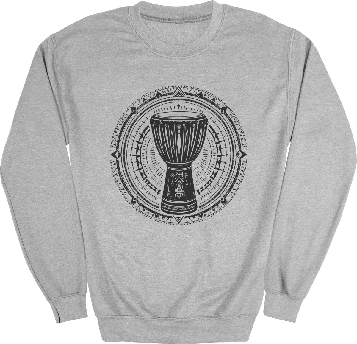 Djembe Drum Art Sweatshirt - Zion Threadz