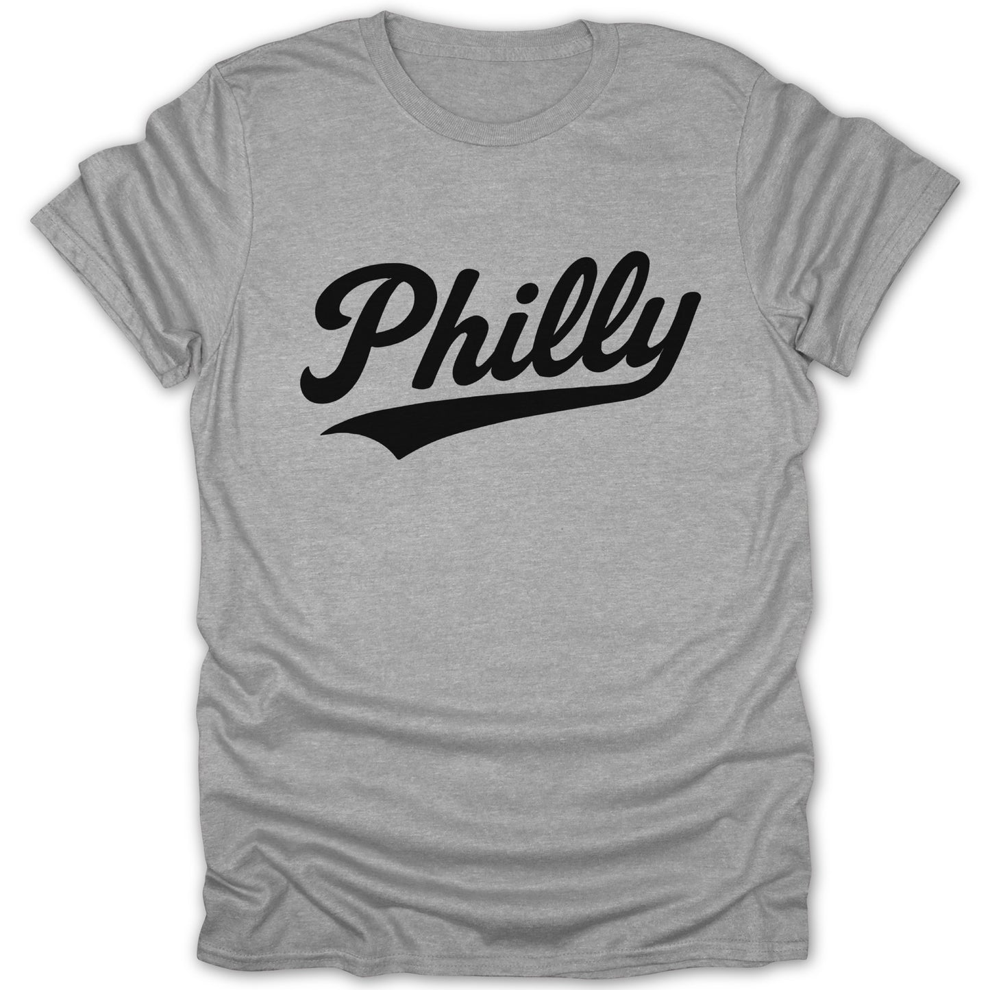 Philly Script Grey Graphic Tee product type