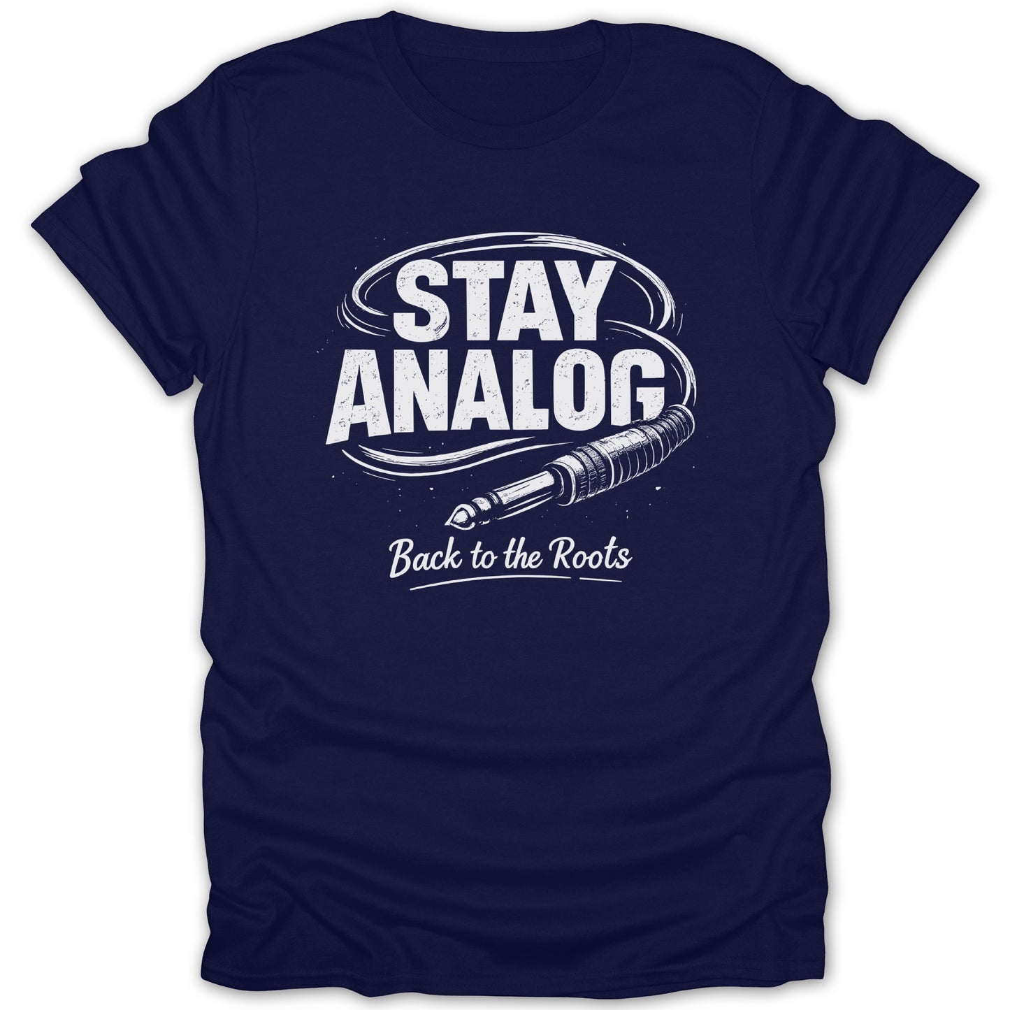 Stay Analog Back to the Roots Graphic T-Shirt