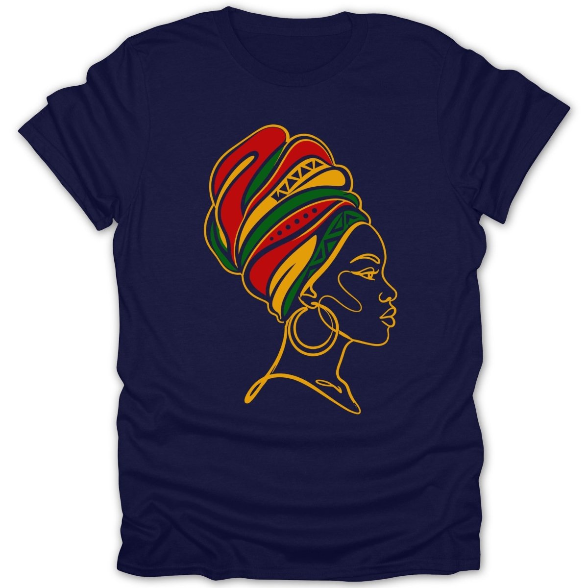 Juneteenth Essence Headwrap Tee - Zion Threadz