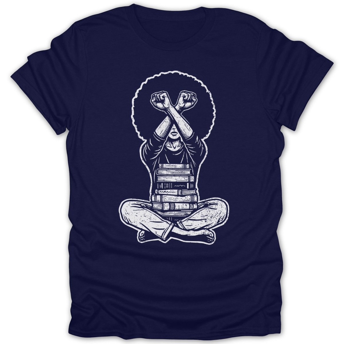 Knowledge Is Power Distressed Tee - Zion Threadz