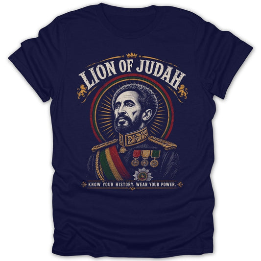 Haile Selassie Lion of Judah Tee - Zion Threadz
