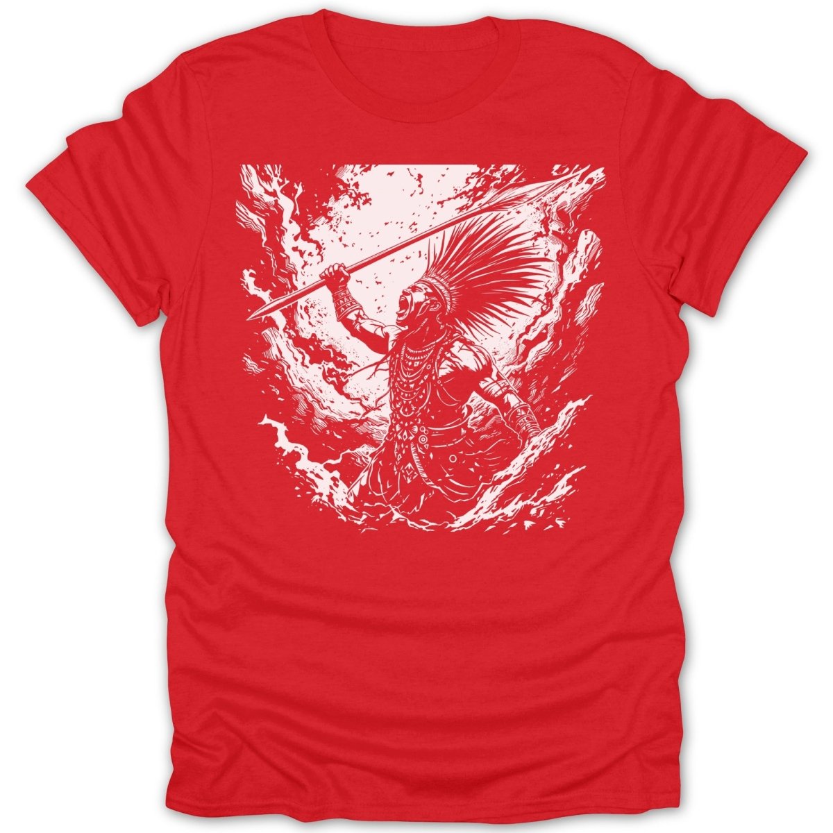 Warrior with Spear Tee - Zion Threadz