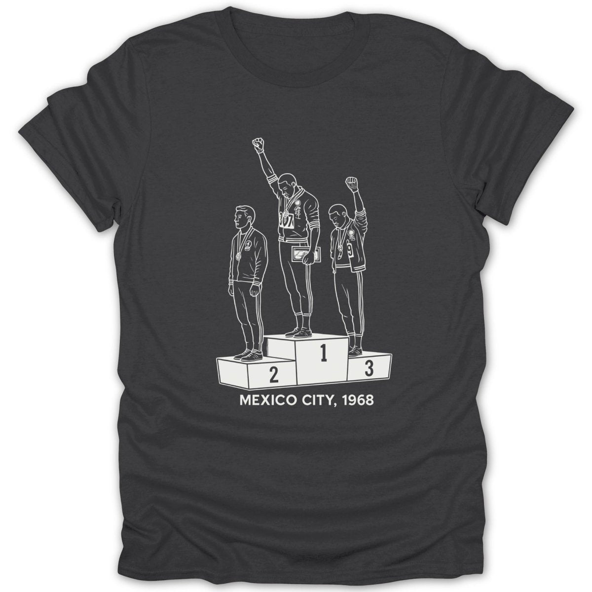 The Olympic Black Power Salute Iconic Moment Art Tee - Zion Threadz