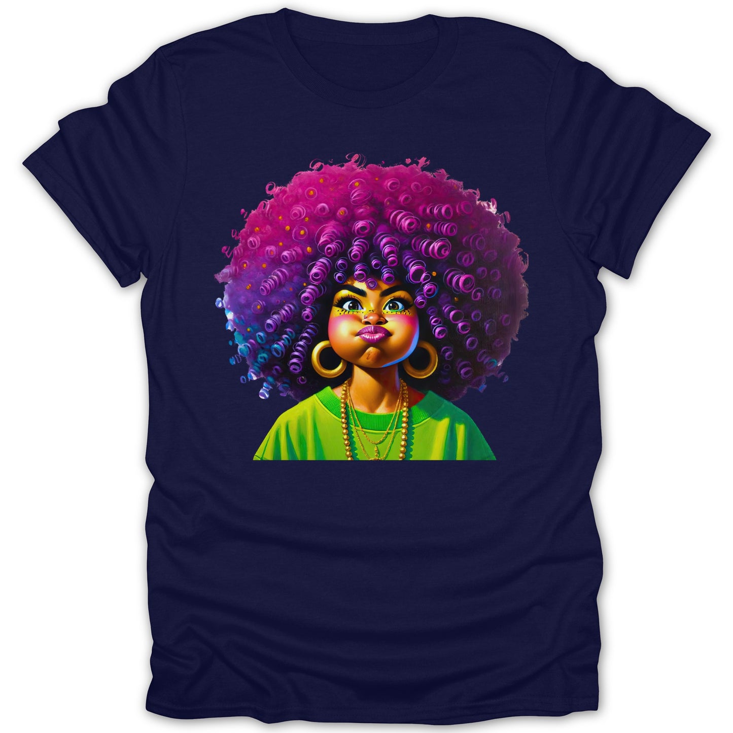Colorful Afro Pop Art Graphic Tee product