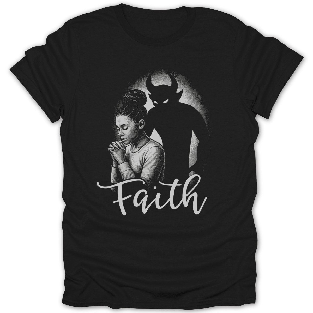 Faith Over Demons Tee - Zion Threadz