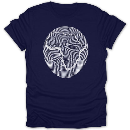 Africa Identity Fingerprint Tee - Zion Threadz