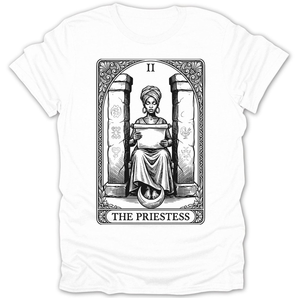 High Priestess Tarot B Tee - Zion Threadz