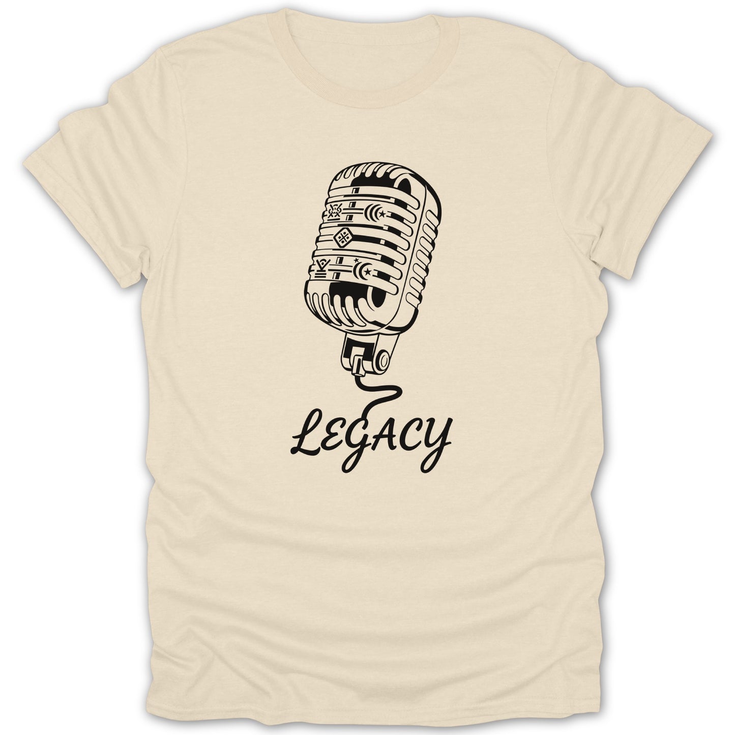 Legacy Microphone Graphic Design T-Shirt Product
