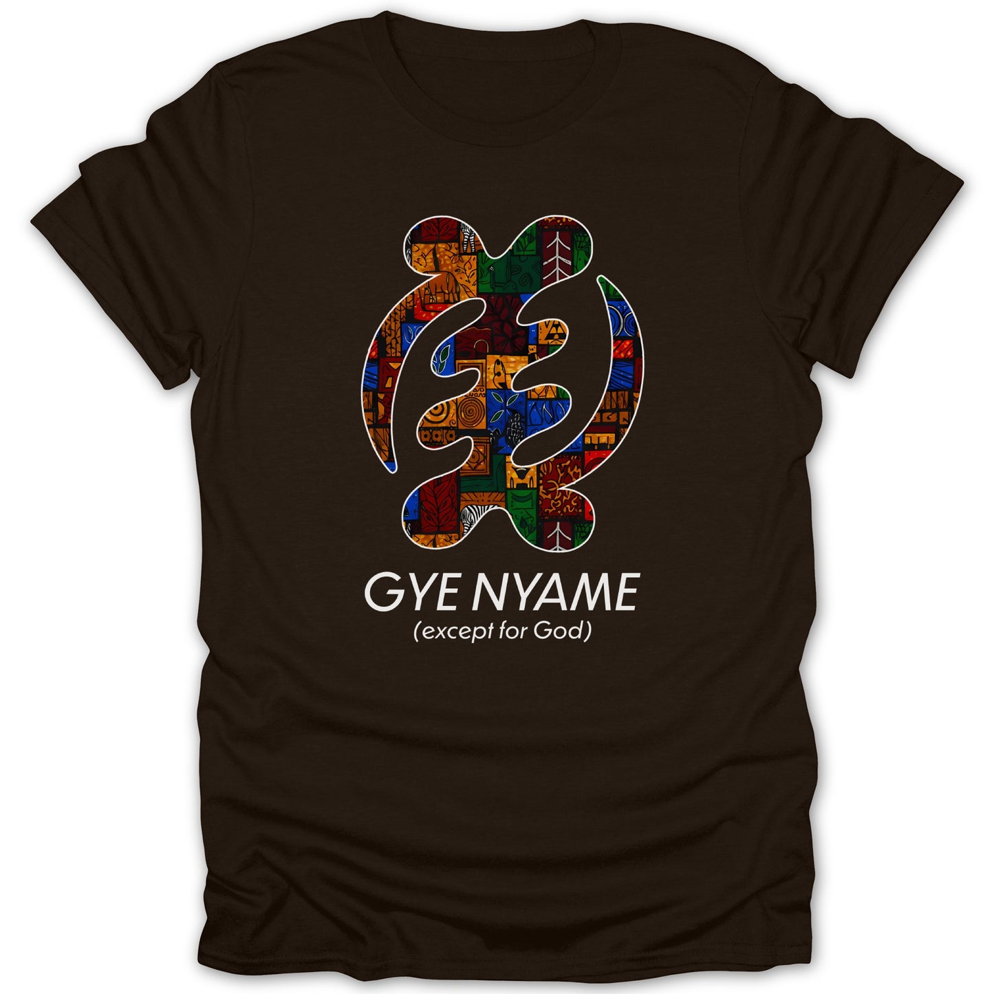 Gye Nyame Except for God Symbol Graphic T-Shirt